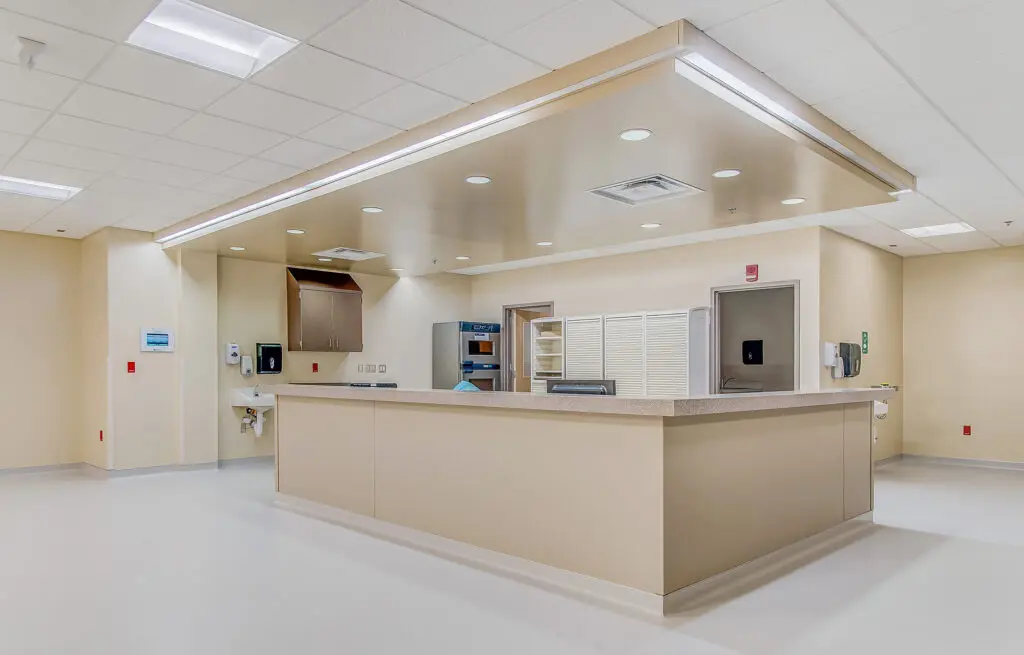 Interior view of Ft. Meade Surgical Tower Addition in Ft. Meade, South Dakota