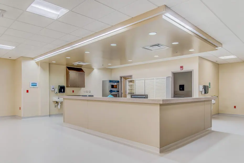 Interior view of Ft. Meade Surgical Tower Addition in Ft. Meade, South Dakota