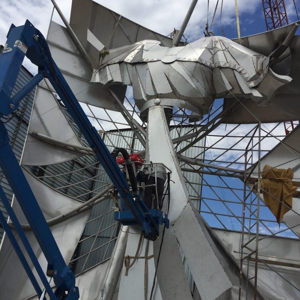 Dignity Statue Construction