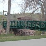 Founder's Park bridge