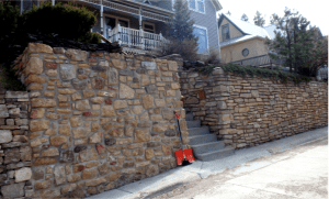 Deadwood, SD Historic Retaining Walls