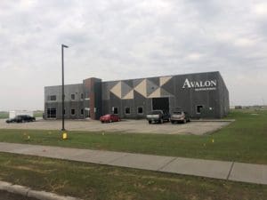 Exterior view of Avalon Manufacturing in Sioux Falls, SD